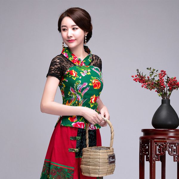 green summer women cotton linen shirt chinese style lace splicing blouse tradition flower frock l xl xxl 3xl 4xl 5xl 6xl, White
green summer women cotton linen shirt chinese style lace splicing blouse tradition flower frock l xl xxl 3xl 4xl 5xl 6xl, White