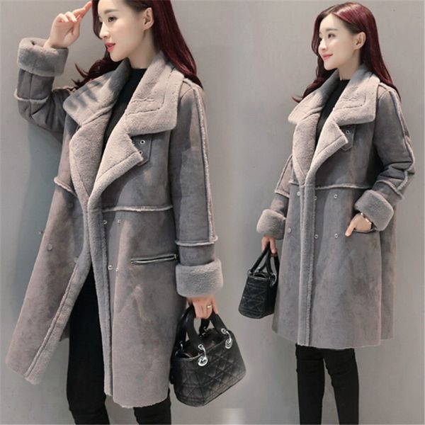 2018 winter women jackets long lamb coats thicker warm clothes lambswool parkas silm cotton women, Tan;black
2018 winter women jackets long lamb coats thicker warm clothes lambswool parkas silm cotton women, Tan;black