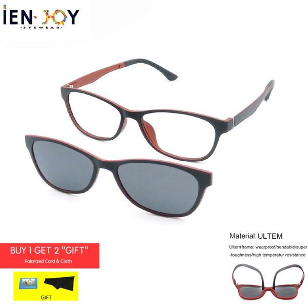 ienjoy sunglasses uv 400 oculos polarized sun glasses magnetic sunglasses clip on glasses tr frame red for women, White;black
ienjoy sunglasses uv 400 oculos polarized sun glasses magnetic sunglasses clip on glasses tr frame red for women, White;black