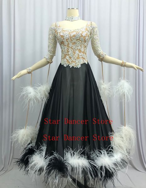 ballroom competition dance dresses international performance dancing dress black standard ballroom dance skirt, Black;red
ballroom competition dance dresses international performance dancing dress black standard ballroom dance skirt, Black;red