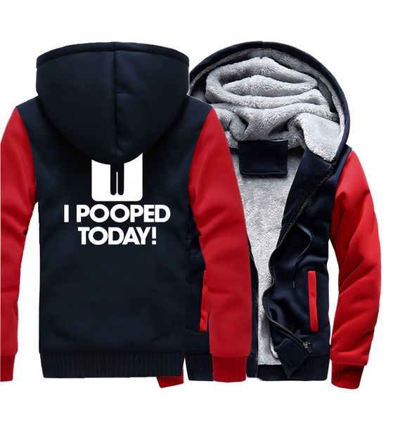 2019 hoodies for men casual print i pooped today fashion streetwear harajuku jackets fitness brand thick zipper sweatshirt hoody, Black
2019 hoodies for men casual print i pooped today fashion streetwear harajuku jackets fitness brand thick zipper sweatshirt hoody, Black