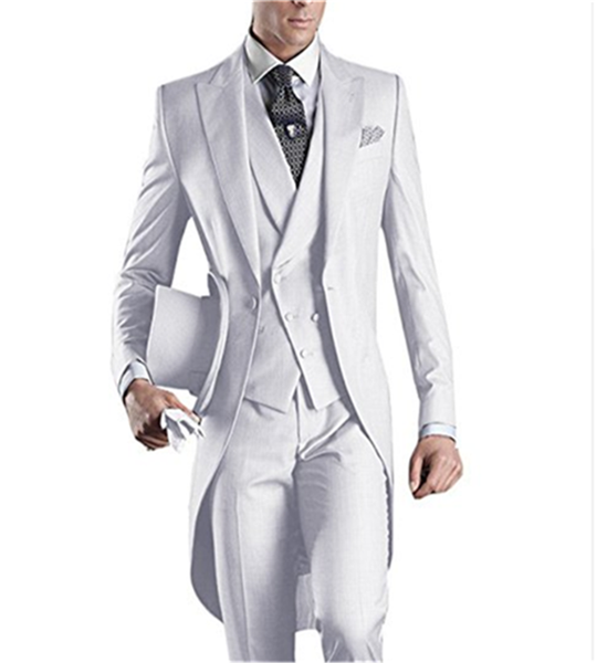2020 men's dress suit wedding banquet bridegroom man dress suit performance tuxedo (jacket + pants + vest, White;black
2020 men's dress suit wedding banquet bridegroom man dress suit performance tuxedo (jacket + pants + vest, White;black