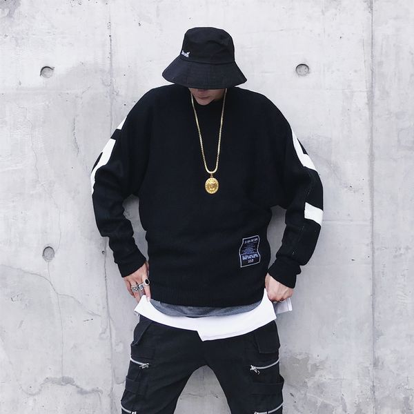 fashion o-neck long sleeve pullover sweater 2018 new autumn winter brand men's sweaters youth pull homme hiver trui heren, White;black
fashion o-neck long sleeve pullover sweater 2018 new autumn winter brand men's sweaters youth pull homme hiver trui heren, White;black