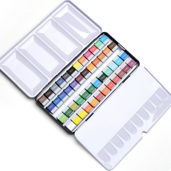 watercolor paint 12/24/48 colors pigment set acuarelas profesionales solid art water color paints brush pen palette art supplies
watercolor paint 12/24/48 colors pigment set acuarelas profesionales solid art water color paints brush pen palette art supplies