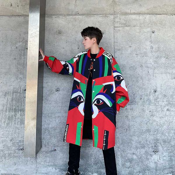 2020 spring new hip-hop mid-length trench coat men street funny printed hip-hop trench coat casual fashion hip hop street punk, Tan;black
2020 spring new hip-hop mid-length trench coat men street funny printed hip-hop trench coat casual fashion hip hop street punk, Tan;black