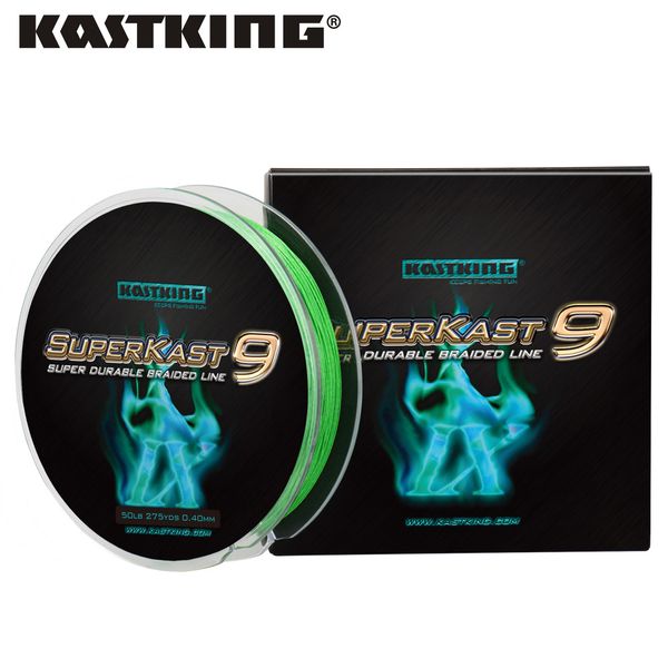 kastking superkast 9 300yards/275m 9 strand multifilament braided fishing line 20-80lb pe braid line for saltwater sea fishing
kastking superkast 9 300yards/275m 9 strand multifilament braided fishing line 20-80lb pe braid line for saltwater sea fishing
