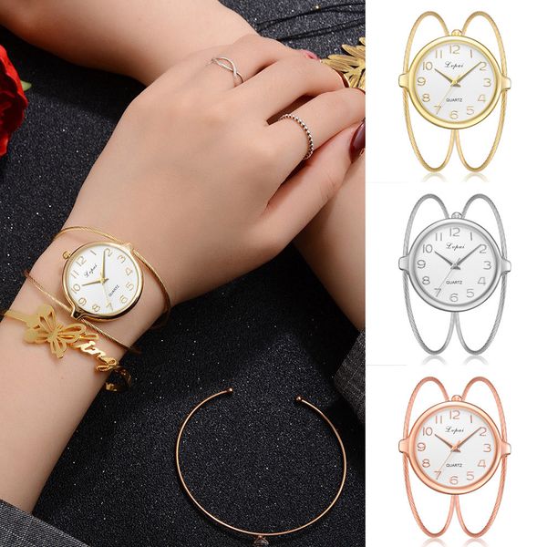 designer watch women casual quartz bracelet watch analog wrist very charming for all occasions reloj, Slivery;brown
designer watch women casual quartz bracelet watch analog wrist very charming for all occasions reloj, Slivery;brown