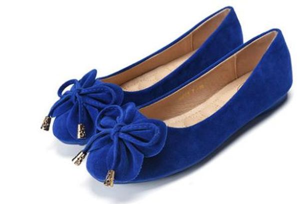 suede women's shoes in spring and autumn flat bottom round head bowknot, Black
suede women's shoes in spring and autumn flat bottom round head bowknot, Black