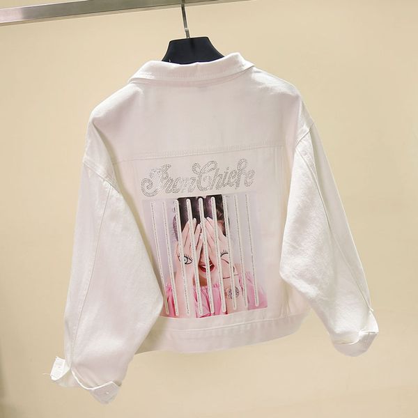 women's jackets harajuku jeans jacket feminine coat vintage tassel candy female diamonds denim for women loose bf holes, Black;brown
women's jackets harajuku jeans jacket feminine coat vintage tassel candy female diamonds denim for women loose bf holes, Black;brown
