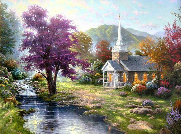 thomas kinkade streams of living water home decor handpainted &hd print oil painting on canvas wall art canvas pictures 200131
thomas kinkade streams of living water home decor handpainted &hd print oil painting on canvas wall art canvas pictures 200131