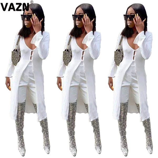 vazn sm9051young untidy style open stitch long solid fashion sleeve 2019 chiffon vacation suit women x-long outwears, Black
vazn sm9051young untidy style open stitch long solid fashion sleeve 2019 chiffon vacation suit women x-long outwears, Black