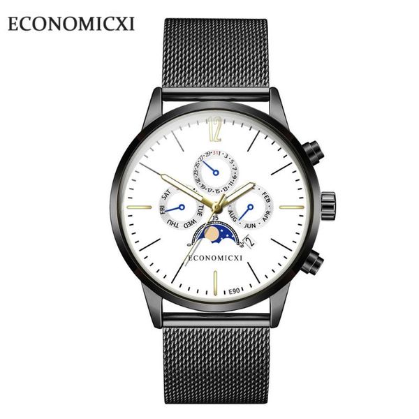 economicxi concept watches men's fashion korean fashion casual simple student shi ying waterproof men's watch wormhole concept, Slivery;brown 
economicxi concept watches men's fashion korean fashion casual simple student shi ying waterproof men's watch wormhole concept, Slivery;brown
