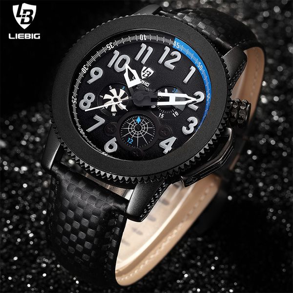 liebig quartz watch men calendar week 24 hour wrist watches men waterproof leather strap clock reloj hombre f301, Slivery;brown
liebig quartz watch men calendar week 24 hour wrist watches men waterproof leather strap clock reloj hombre f301, Slivery;brown