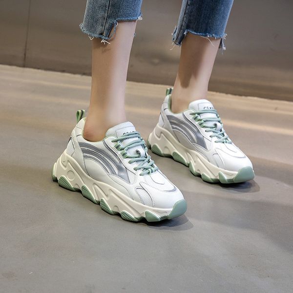 chunky dad shoes fashion lady leather sneaker for women cement footwear women shoes casual lace-up, Black
chunky dad shoes fashion lady leather sneaker for women cement footwear women shoes casual lace-up, Black