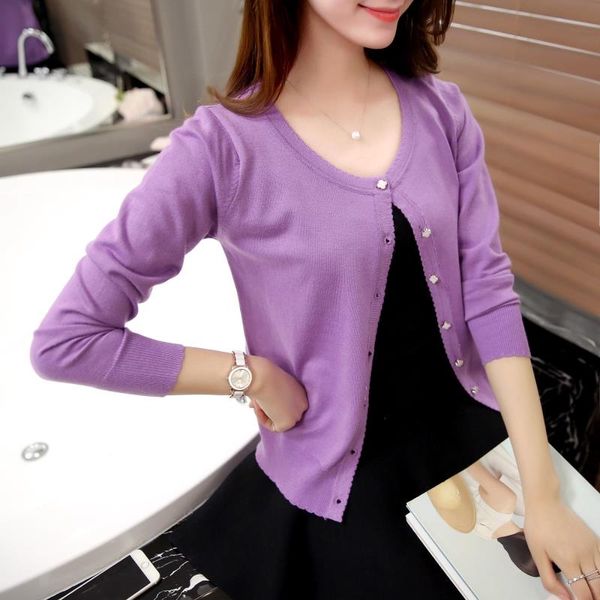 3075 - 2018 korean version of the new spring and summer dress sweater cardigan, White;black
3075 - 2018 korean version of the new spring and summer dress sweater cardigan, White;black