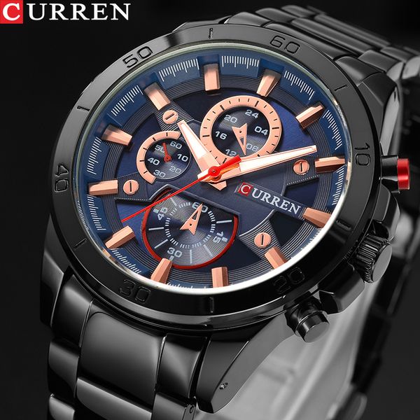 fashion full stainless steel watches brand curren casual mens watch analog sport wristwatch quartz clock male erkek saat, Slivery;brown
fashion full stainless steel watches brand curren casual mens watch analog sport wristwatch quartz clock male erkek saat, Slivery;brown