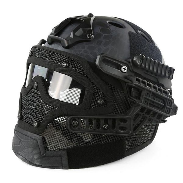 hobbylane outdoor protective tactical helmet paintball tactical full face mask with goggle
hobbylane outdoor protective tactical helmet paintball tactical full face mask with goggle