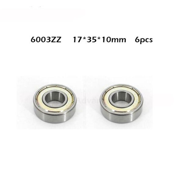 6pcs 6003 6003zz 6003z 6003-2z 6003z deep groove ball bearings 17 x 35 x 10mm high quality
6pcs 6003 6003zz 6003z 6003-2z 6003z deep groove ball bearings 17 x 35 x 10mm high quality