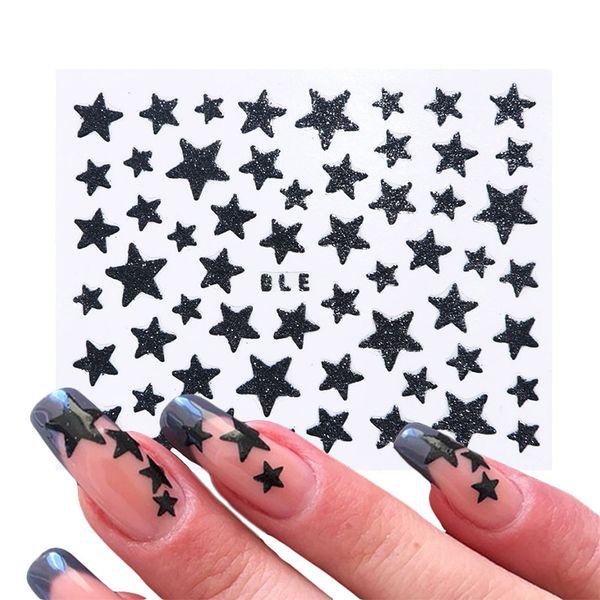 multicolour star sliders for women nails new design nail art transfer sticker foils self adhesive decals sliders tips, Black
multicolour star sliders for women nails new design nail art transfer sticker foils self adhesive decals sliders tips, Black