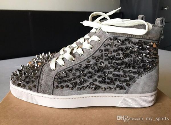 birthday gift brand red sole fashion hi sneakers men flat suede blue riveria pik pik sneakers 35-46 wholesale store, Black
birthday gift brand red sole fashion hi sneakers men flat suede blue riveria pik pik sneakers 35-46 wholesale store, Black