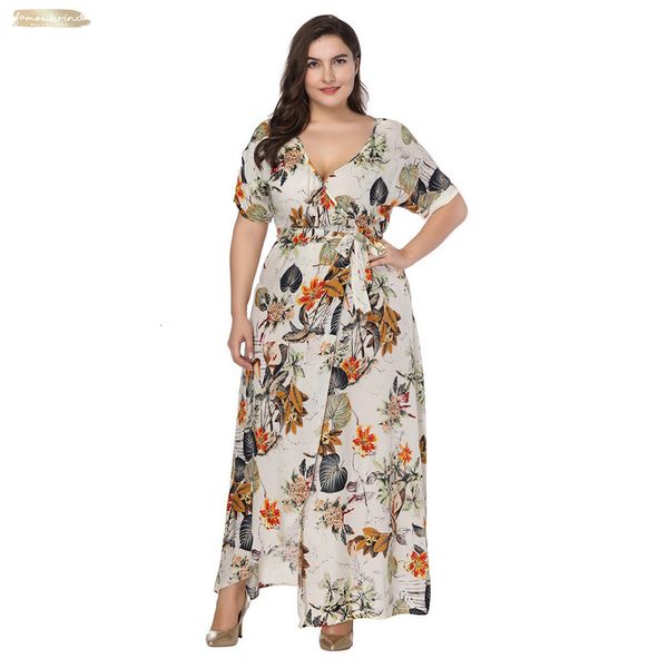 women long maxi dress plus size 6xl 7xl floral summer print boho style beach dress short sleeve party dress vestidos, Black;gray
women long maxi dress plus size 6xl 7xl floral summer print boho style beach dress short sleeve party dress vestidos, Black;gray