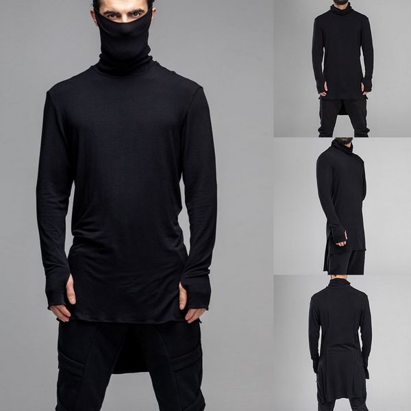 men's turtleneck sweater hanging ears design knitted long sweater slim fit pullover solid color, White;black
men's turtleneck sweater hanging ears design knitted long sweater slim fit pullover solid color, White;black