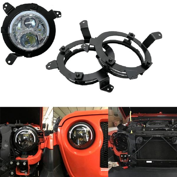 car led headlights ring brackets 7 inch headlamp adjustment mounting brackets for wrangler jl 7 2018-2019 black
car led headlights ring brackets 7 inch headlamp adjustment mounting brackets for wrangler jl 7 2018-2019 black