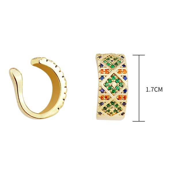 bohemian ear earrings earcuff for women without piercing trendy geometric gold color rhinestone cuff clip earrings jewelry, Silver
bohemian ear earrings earcuff for women without piercing trendy geometric gold color rhinestone cuff clip earrings jewelry, Silver