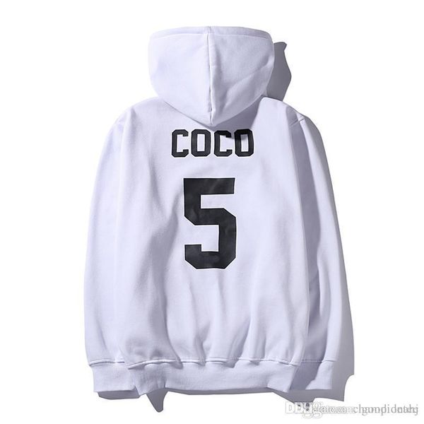 new arrival fleece hoodie hip hop fashion coco letter number 5 printing design men and women hoodies, Black
new arrival fleece hoodie hip hop fashion coco letter number 5 printing design men and women hoodies, Black
