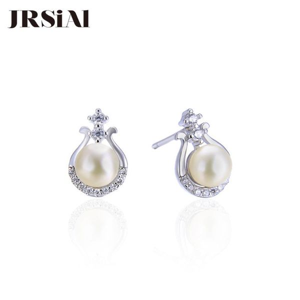 jrsial 925 sterling silver jewelry pearl earrings korean fashion ladies earrings freshwater pearl woman, Golden;silver
jrsial 925 sterling silver jewelry pearl earrings korean fashion ladies earrings freshwater pearl woman, Golden;silver