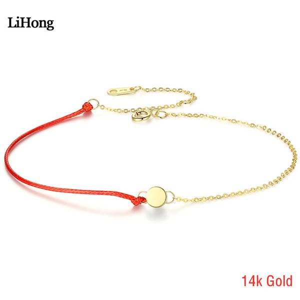 pure gold 14k gold bracelet for women fashion hand rope female ornament simple bracelet jewelry gift, Golden;silver
pure gold 14k gold bracelet for women fashion hand rope female ornament simple bracelet jewelry gift, Golden;silver