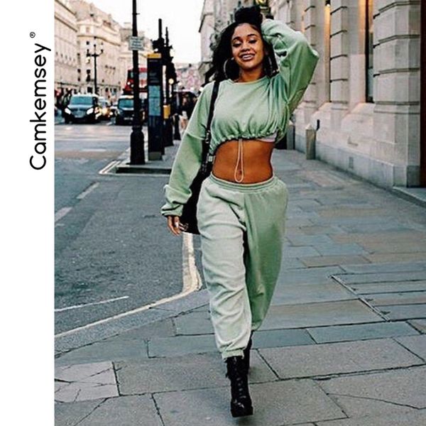 camkemsey women street 2 piece sets clothing 2019 spring autumn casual cropped hoodies with loose joggers sweatpants sets, White
camkemsey women street 2 piece sets clothing 2019 spring autumn casual cropped hoodies with loose joggers sweatpants sets, White