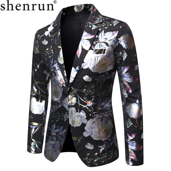 shenrun men blazers suit jacket back white navy blue fashion floral print blazer wedding groom jacket singer host costume prom, White;black
shenrun men blazers suit jacket back white navy blue fashion floral print blazer wedding groom jacket singer host costume prom, White;black