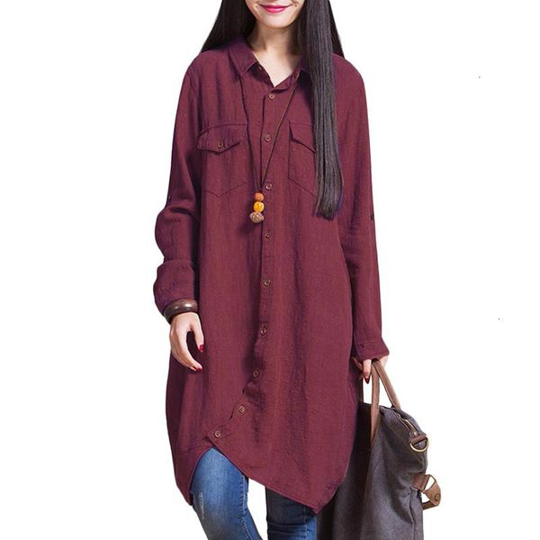 plus size women cotton linen blouse 5xl solid oversize shirts female ladies casual long sleeve long pocket button blusas, White
plus size women cotton linen blouse 5xl solid oversize shirts female ladies casual long sleeve long pocket button blusas, White