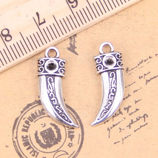 16pcs оаѬоввае волк зђб 23 * 8 мм анина подвеки, vintage ибекий еѬебѬне вели, Bronze;silver
16pcs оаѬоввае волк зђб 23 * 8 мм анина подвеки, vintage ибекий еѬебѬне вели, Bronze;silver