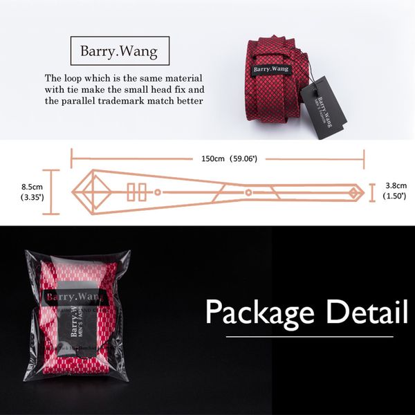 barry.wang wedding tie hanky cufflinks sets red striped gold floral 100% silk tie 10 colors jacquard woven neck ties for men, Black;blue
barry.wang wedding tie hanky cufflinks sets red striped gold floral 100% silk tie 10 colors jacquard woven neck ties for men, Black;blue