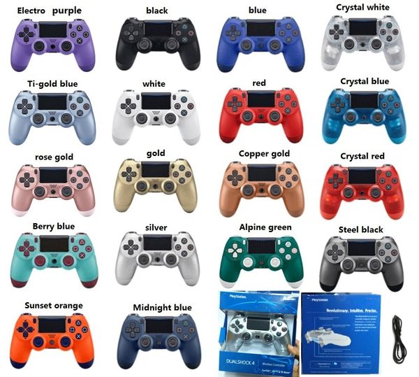new 18 colors for ps4 controllers wireless controller bluetooth game controllers double shock for ps4 play station dhl free
new 18 colors for ps4 controllers wireless controller bluetooth game controllers double shock for ps4 play station dhl free