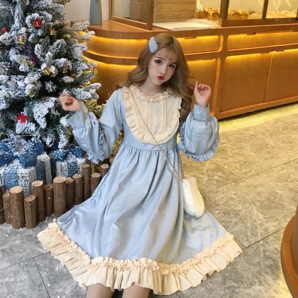 japanese kawaii soft girl wind lolita dress small black dress women spring 2019 new daily cute princess, Black;red
japanese kawaii soft girl wind lolita dress small black dress women spring 2019 new daily cute princess, Black;red