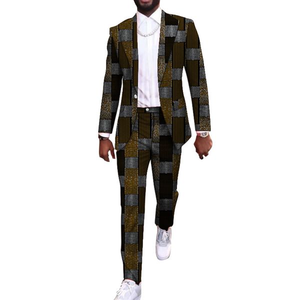new arrivals print men's african suits fashion man pant suits male street wear blazer and trouser slim fit groom, White;black
new arrivals print men's african suits fashion man pant suits male street wear blazer and trouser slim fit groom, White;black