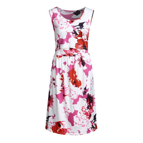 maternity dresses ladies pregnancy dress breastfeeding clothes floral print sleeveless dress summer robe femme enceinte vestido, White
maternity dresses ladies pregnancy dress breastfeeding clothes floral print sleeveless dress summer robe femme enceinte vestido, White