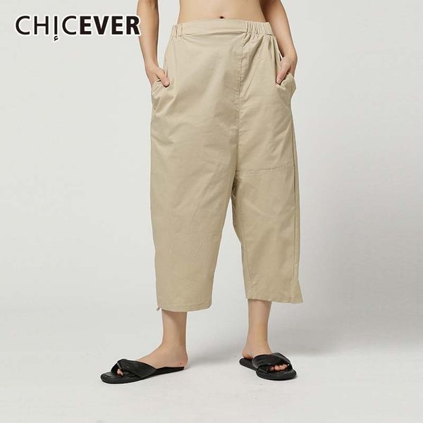 chicever summer casual solid women pant elastic mid waist patchwork pockets loose slim irregular pencil panst 2019 fashion new, Black;white
chicever summer casual solid women pant elastic mid waist patchwork pockets loose slim irregular pencil panst 2019 fashion new, Black;white