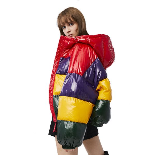 winter fashion brand bread style fluffy colorful down coat female winter sizpper stitching luxury thicker warm down coat wq793, Black
winter fashion brand bread style fluffy colorful down coat female winter sizpper stitching luxury thicker warm down coat wq793, Black