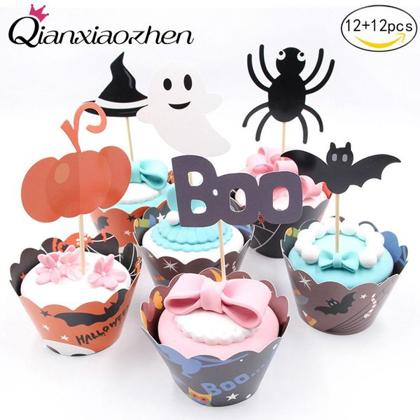 qianxiaozhen 24pcs paperboard cake insert surrounding festive party decorations cake halloween supplies halloween decoration
qianxiaozhen 24pcs paperboard cake insert surrounding festive party decorations cake halloween supplies halloween decoration