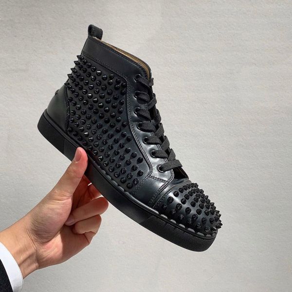 идеальный конструктор high top шипы красной подошвой тапки обувь женщины, мужчины тренер белый, черный вскользь walking марка свадьба, плать, Black
идеальный конструктор high top шипы красной подошвой тапки обувь женщины, мужчины тренер белый, черный вскользь walking марка свадьба, плать, Black
