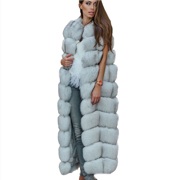 women's fur & faux zadorin luxury 10 steps women x- long vest furry soft jacket plus size thick warm vintage overcoat streetwear, Black
women's fur & faux zadorin luxury 10 steps women x- long vest furry soft jacket plus size thick warm vintage overcoat streetwear, Black