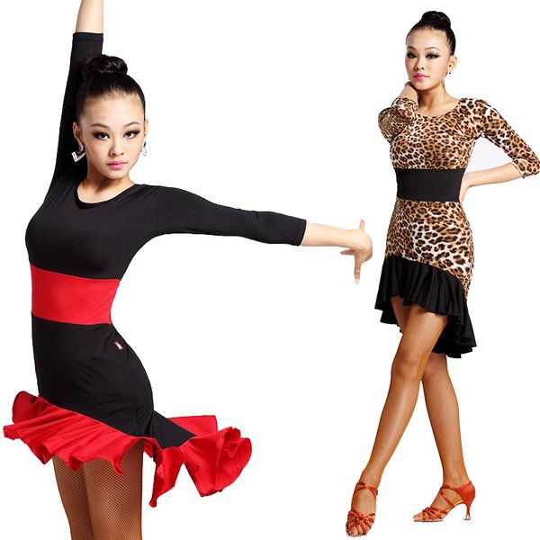 new latin dance dancing costume women latin dance dress female ballroom dancewear women dancing dress, Black;red
new latin dance dancing costume women latin dance dress female ballroom dancewear women dancing dress, Black;red