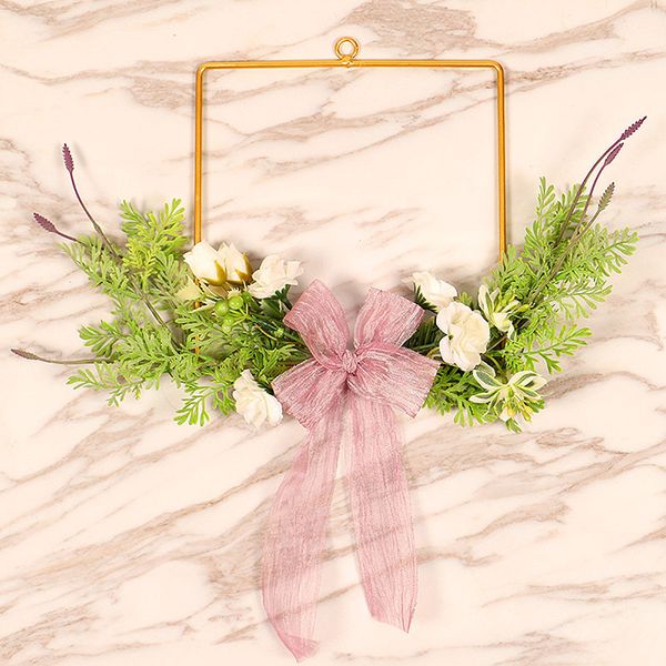 artificial flower wreath metal pendant home decor ornaments front door wall home wedding hanging flower garland decoration
artificial flower wreath metal pendant home decor ornaments front door wall home wedding hanging flower garland decoration