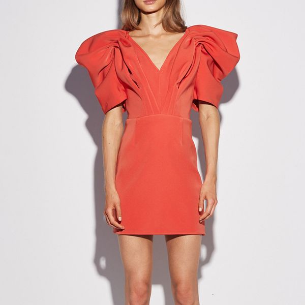 women dress 2020 early spring fashion v-neck tide brand short skirt pleated slim thin dress puff sleeve short sleeve women, Black;gray
women dress 2020 early spring fashion v-neck tide brand short skirt pleated slim thin dress puff sleeve short sleeve women, Black;gray