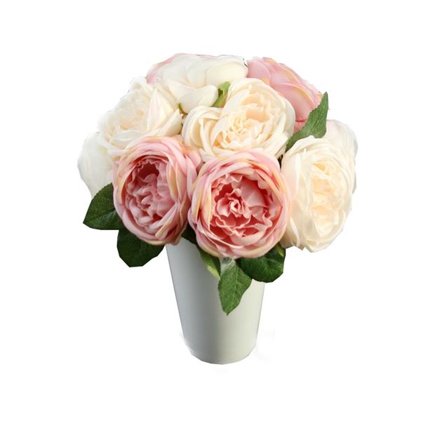 rose pink silk peony artificial flowers bouquet 5 big head and 4 bud fake flowers for home wedding indoor decoration yl5
rose pink silk peony artificial flowers bouquet 5 big head and 4 bud fake flowers for home wedding indoor decoration yl5