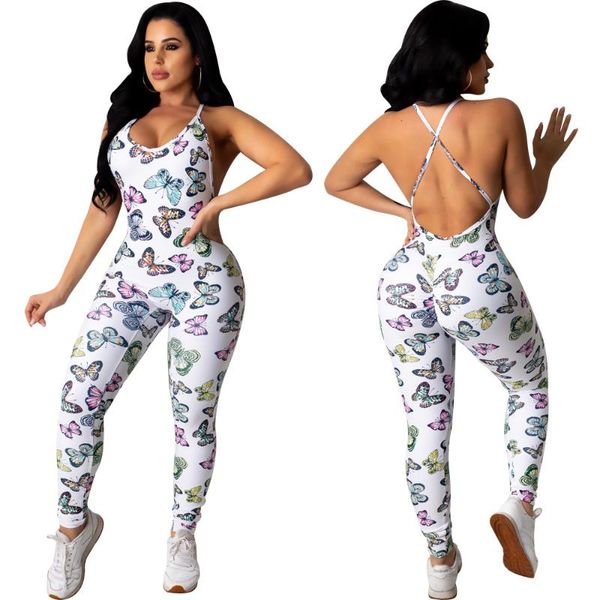 popular butterfly pattern fashion jumpsuits criss-crossed backless v neck sleeveless skinny rompers summer printed party, Black;white
popular butterfly pattern fashion jumpsuits criss-crossed backless v neck sleeveless skinny rompers summer printed party, Black;white